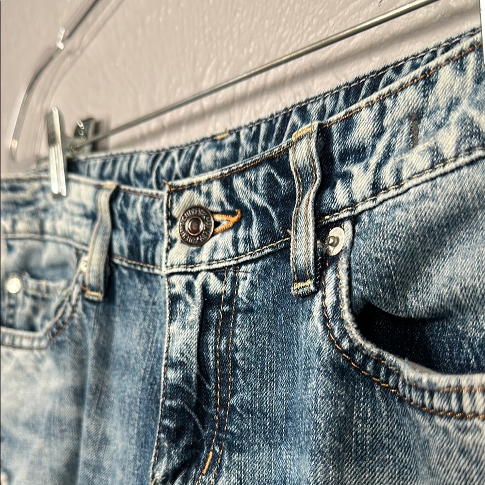 Denim & Supply Ralph Lauren Distressed Skinny Boyfriend Blue Jeans Size 26 - Picture 6 of 12